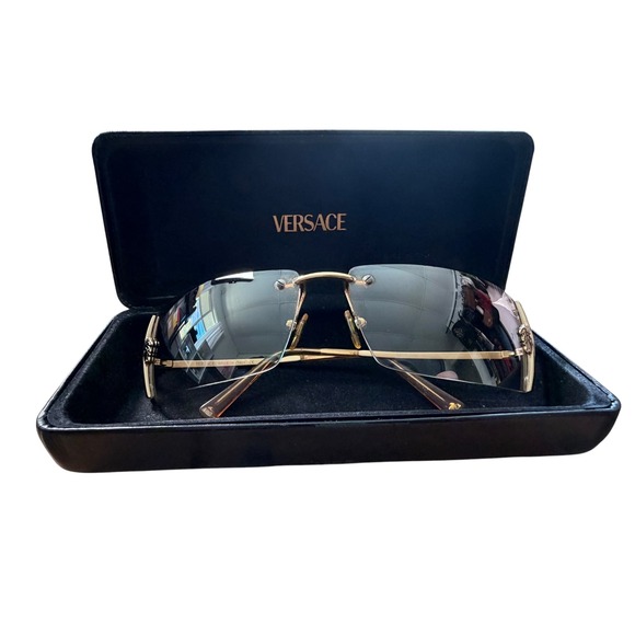 Versace | Accessories | Versace Vintage Y2k Rimless Shield